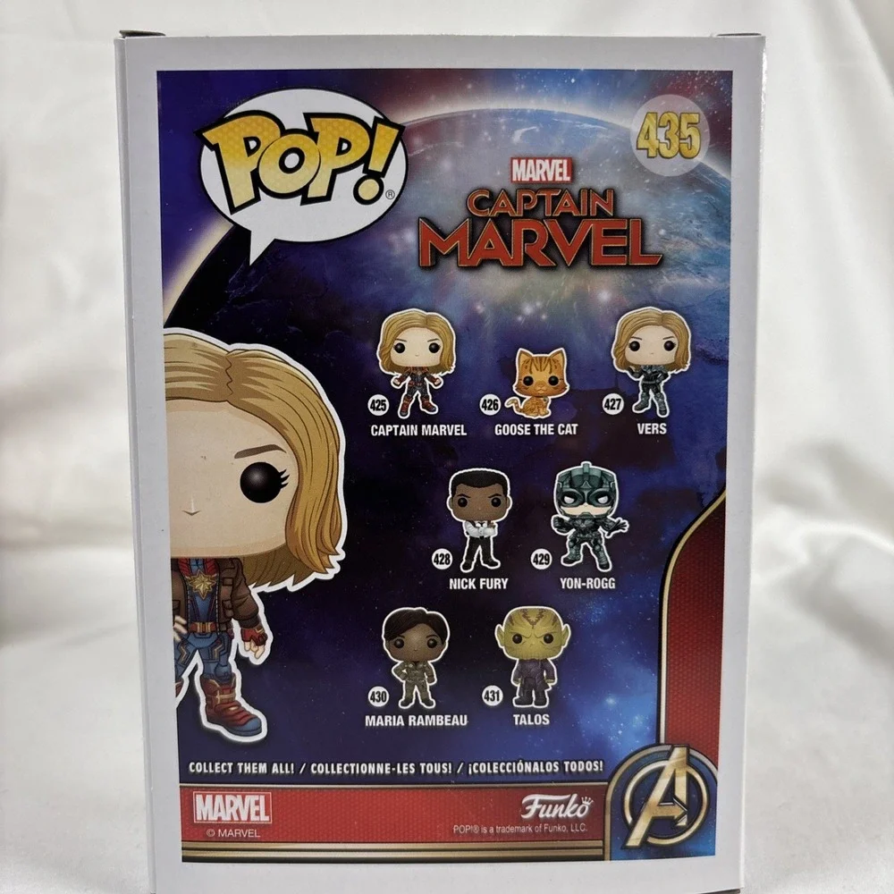 Funko Pop! Marvel Captain Marvel Brown Jacket #425 Hot Topic Exclusive
